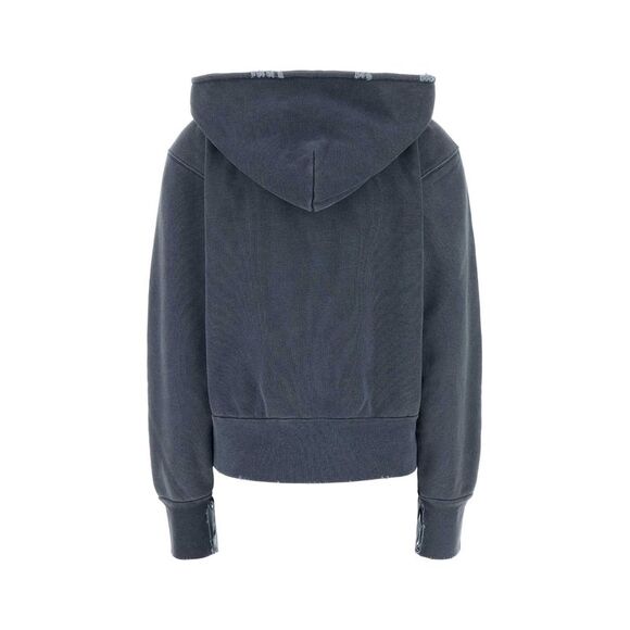 Our Legacy Women Air Force Blue Cotton Sweatshirt